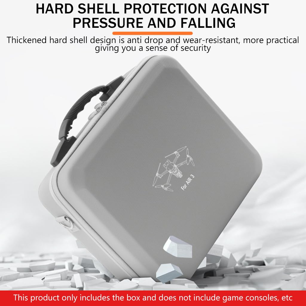 ZORBES Air 3 Portable Carry Bag Protective Bag Travel Bag for DJI Air 3 Drone Accessories for DJI RC-N2 ZORBES Air 3 Portable Carry Bag Protective Bag Travel Bag for DJI Air 3 Drone Accessories for DJI RC-N2